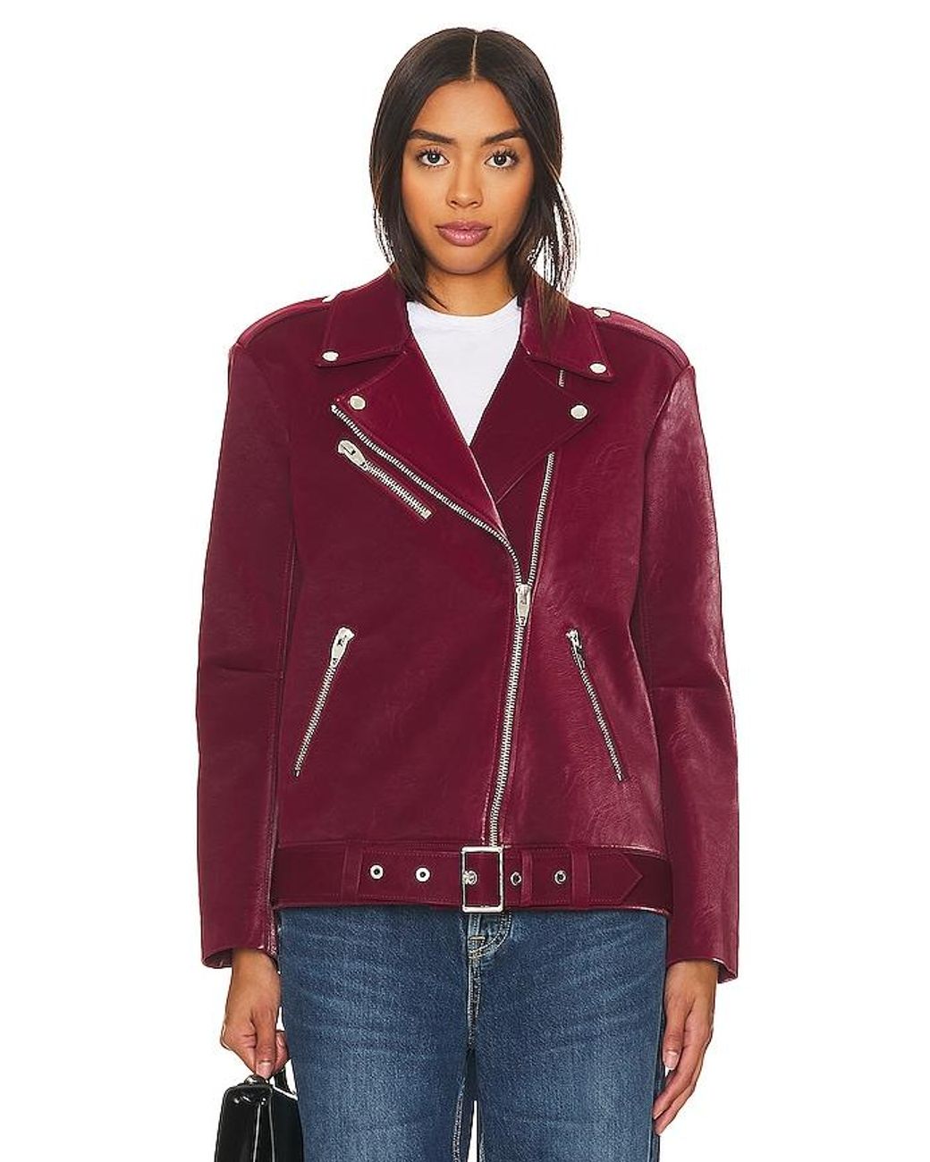 Rta louisa faux leather jacket Clearance