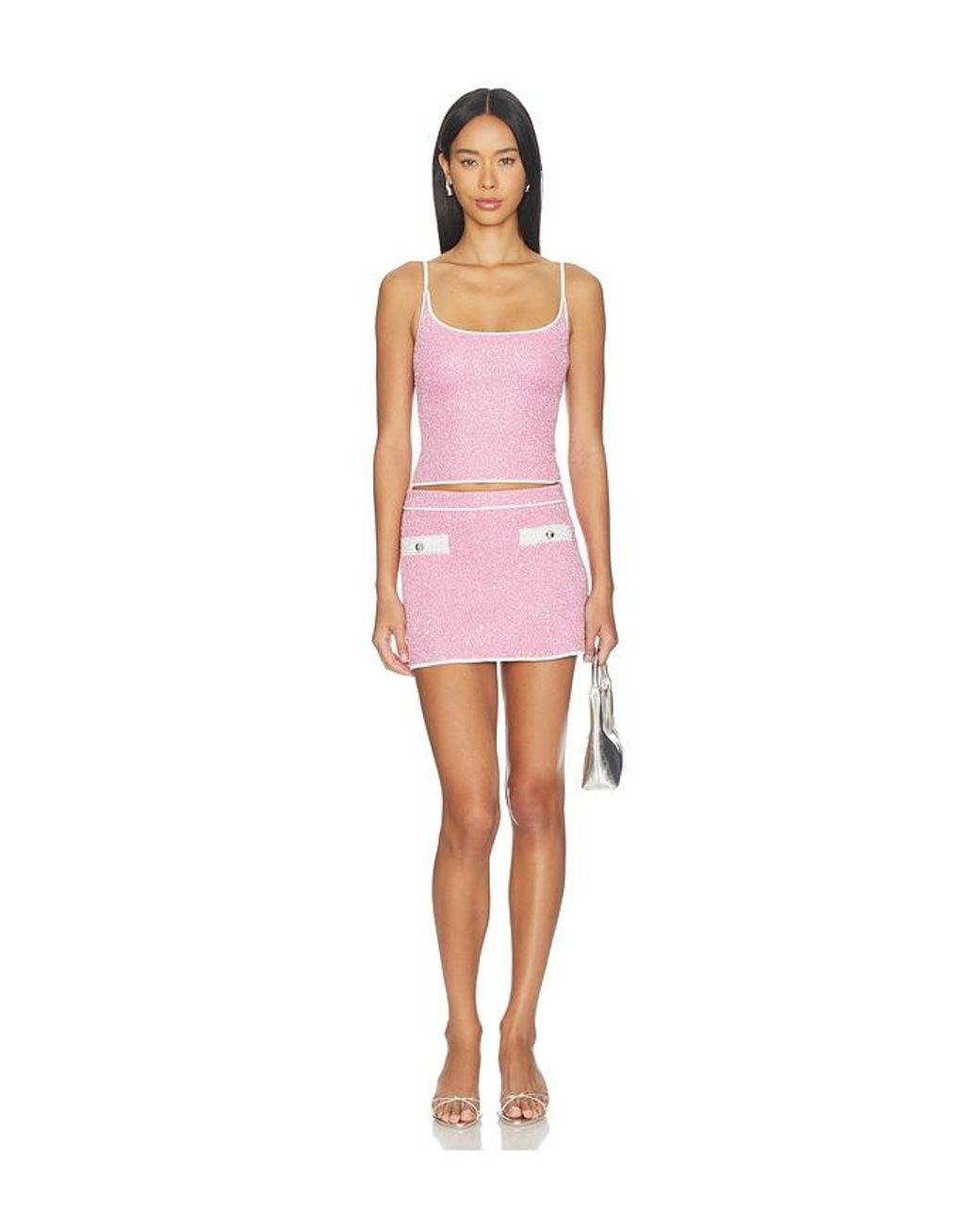 retroféte Pink Orphee Top
