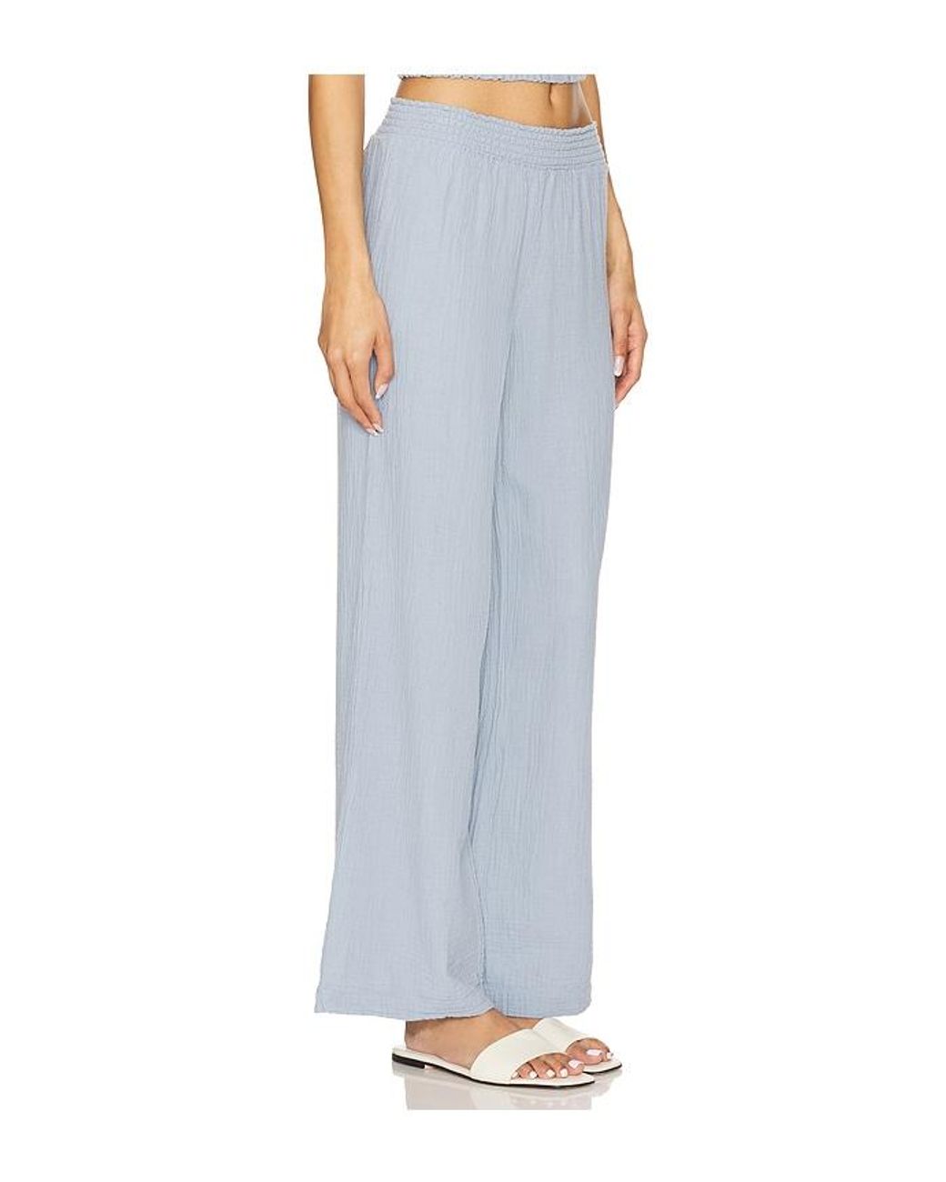 Bobi Blue Beach Wide Leg Pant