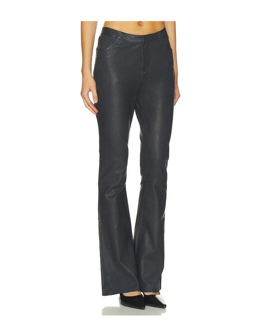 Herskind Blue Mathew Leather Pants