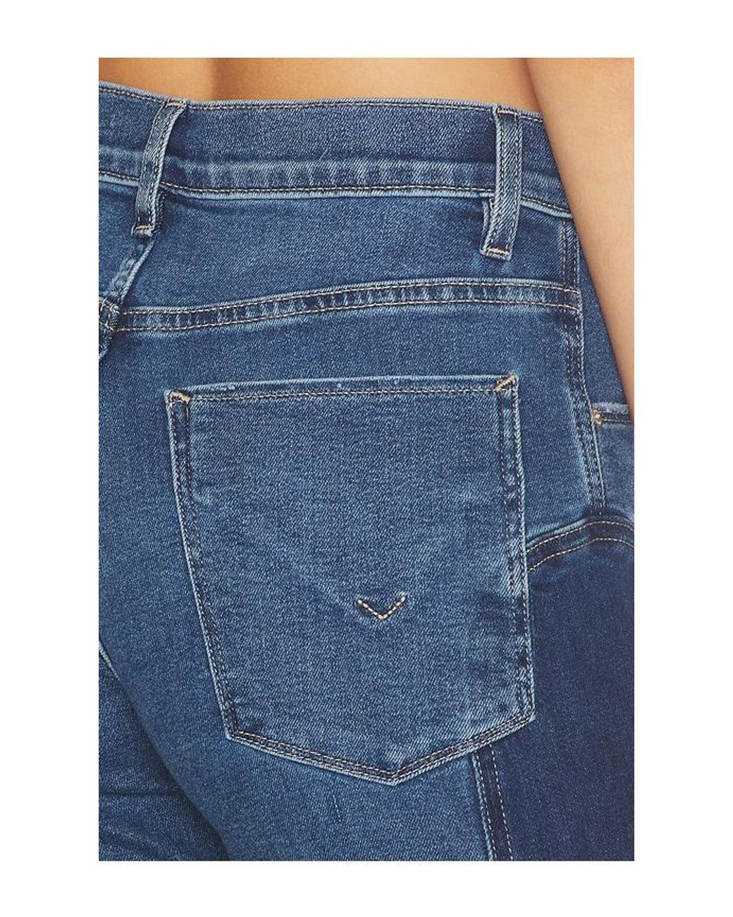 Hudson Blue Lexi Seamed Wide Leg Jeans