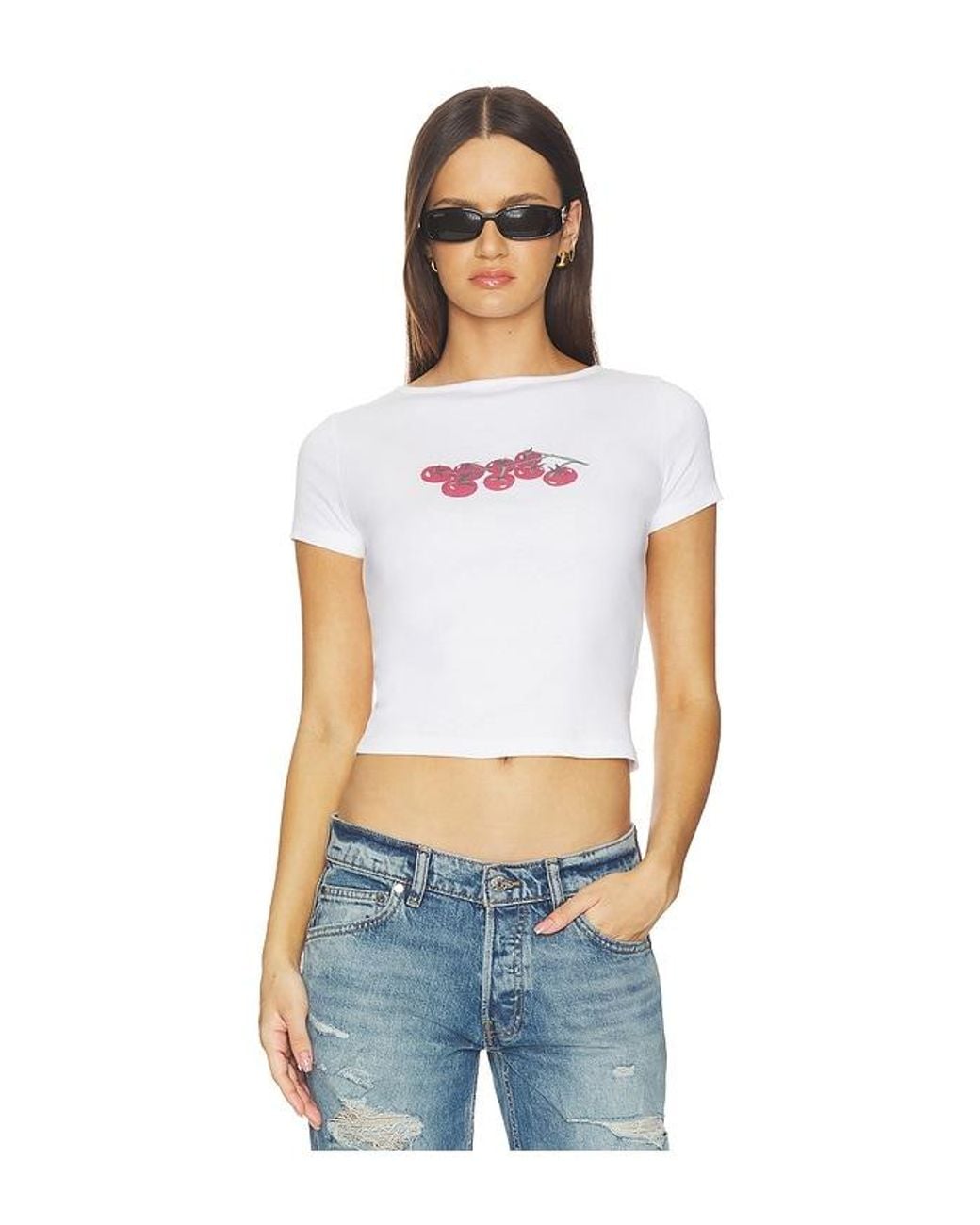 Lisa Says Gah White Alex Tee Shirt