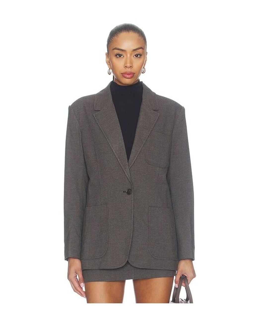 GOOD AMERICAN Black The Oversized Blazer