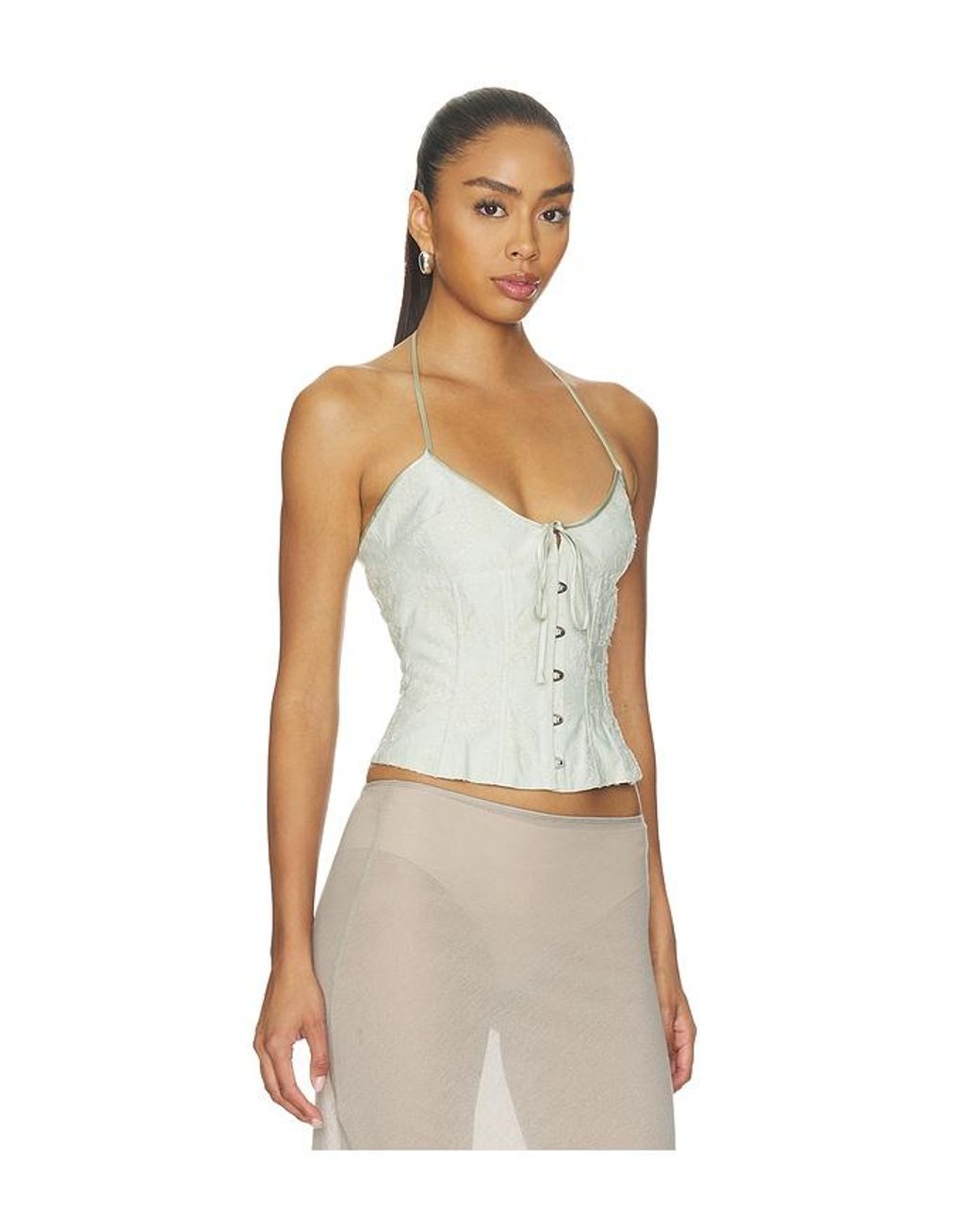 GUIZIO Multicolor Marini Floral Corset
