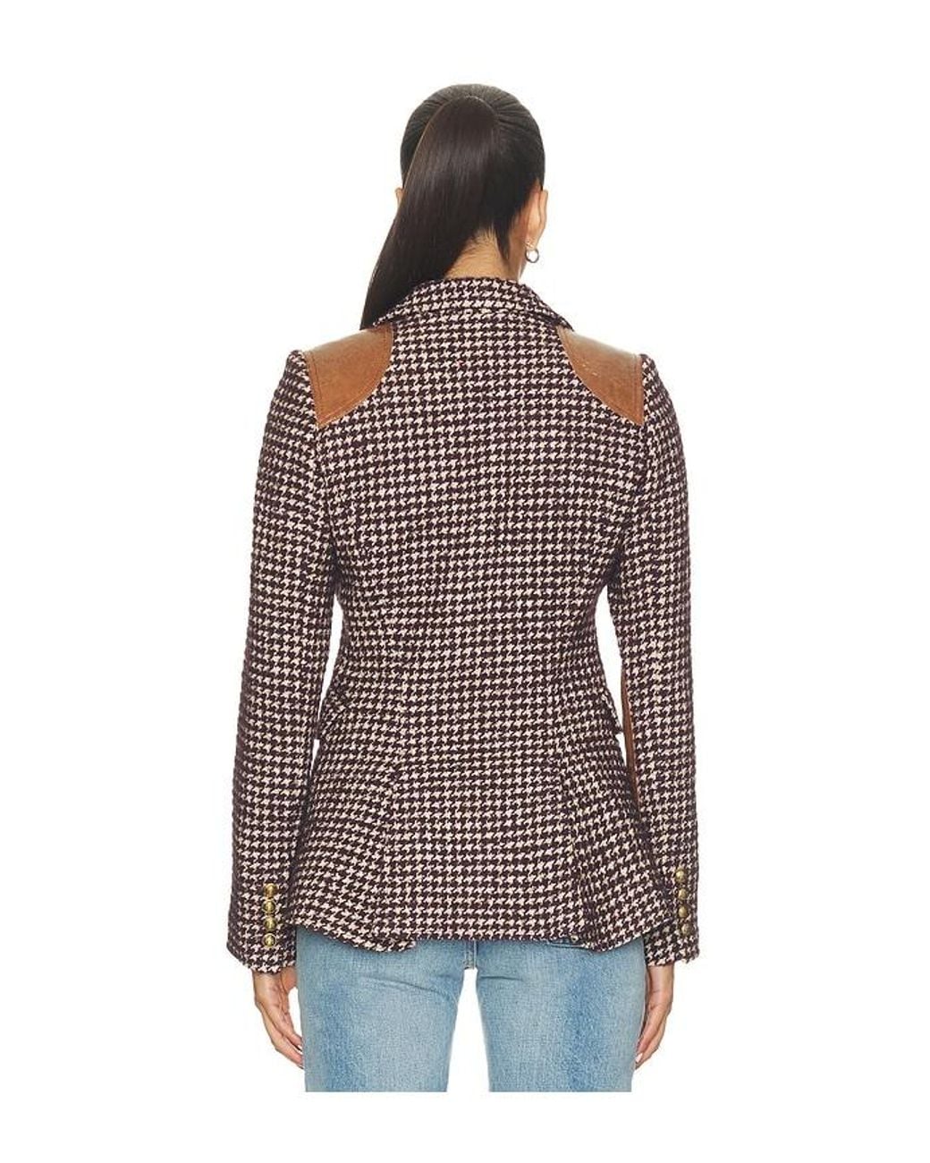 Smythe Blue Saddle-Patch Equestrian Blazer
