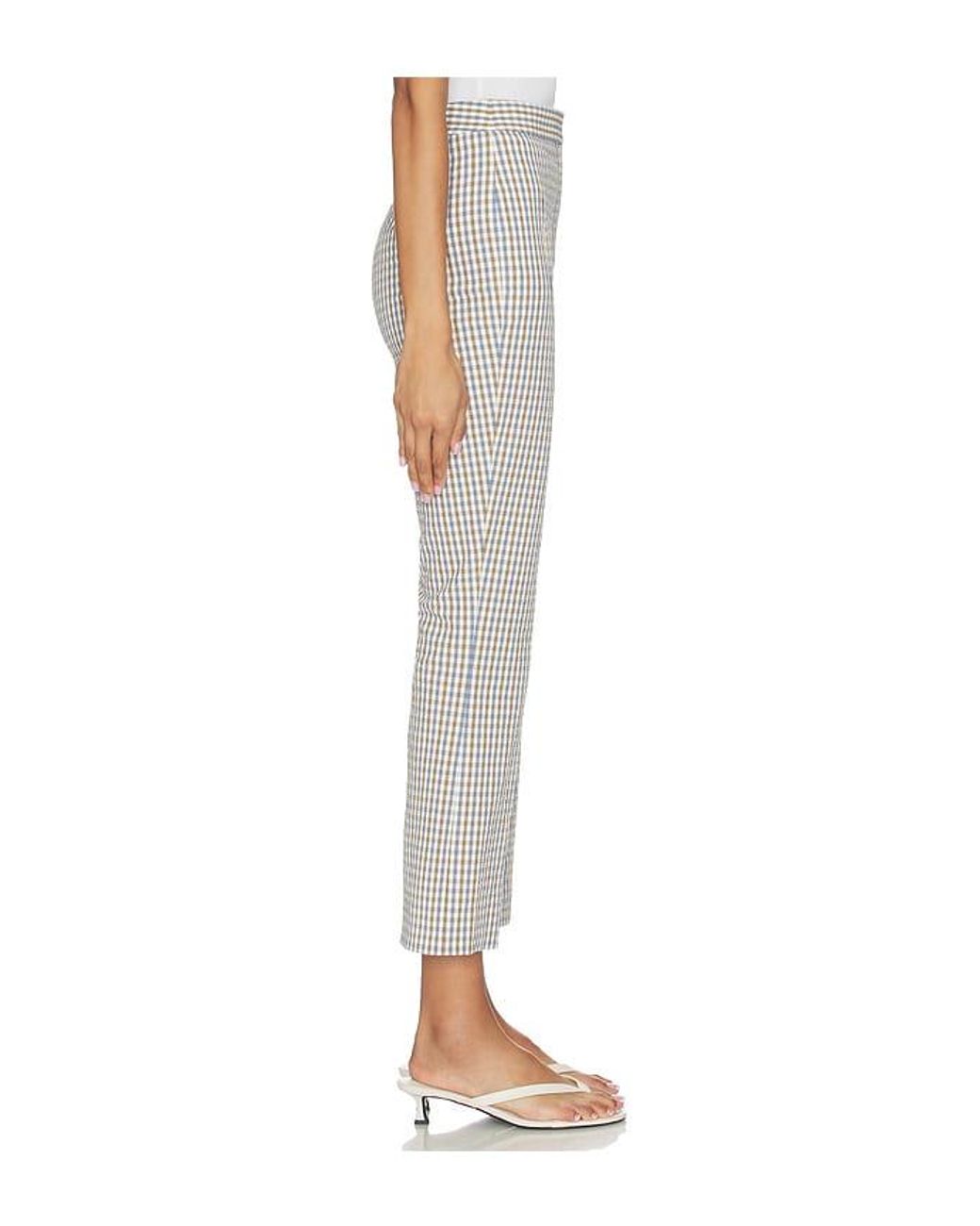 Veronica Beard White Arte Pant