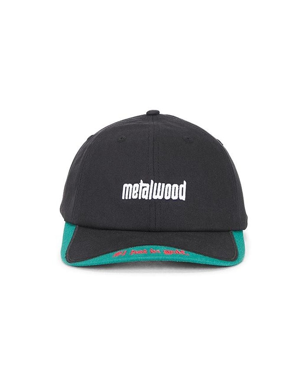 METALWOOD STUDIO Black Number One Dad Hat for men