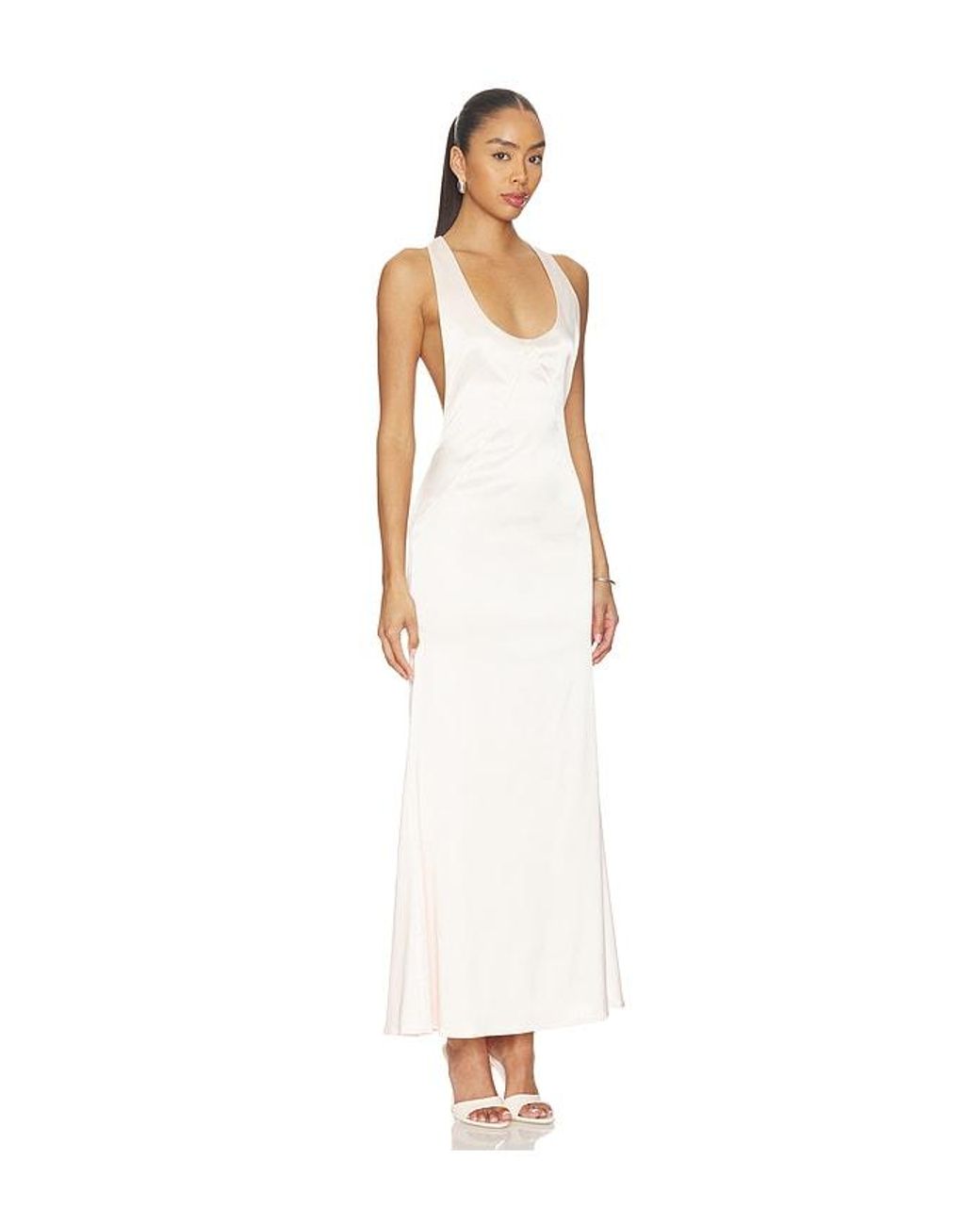 superdown White X Emma Rose Kinny Maxi Dress