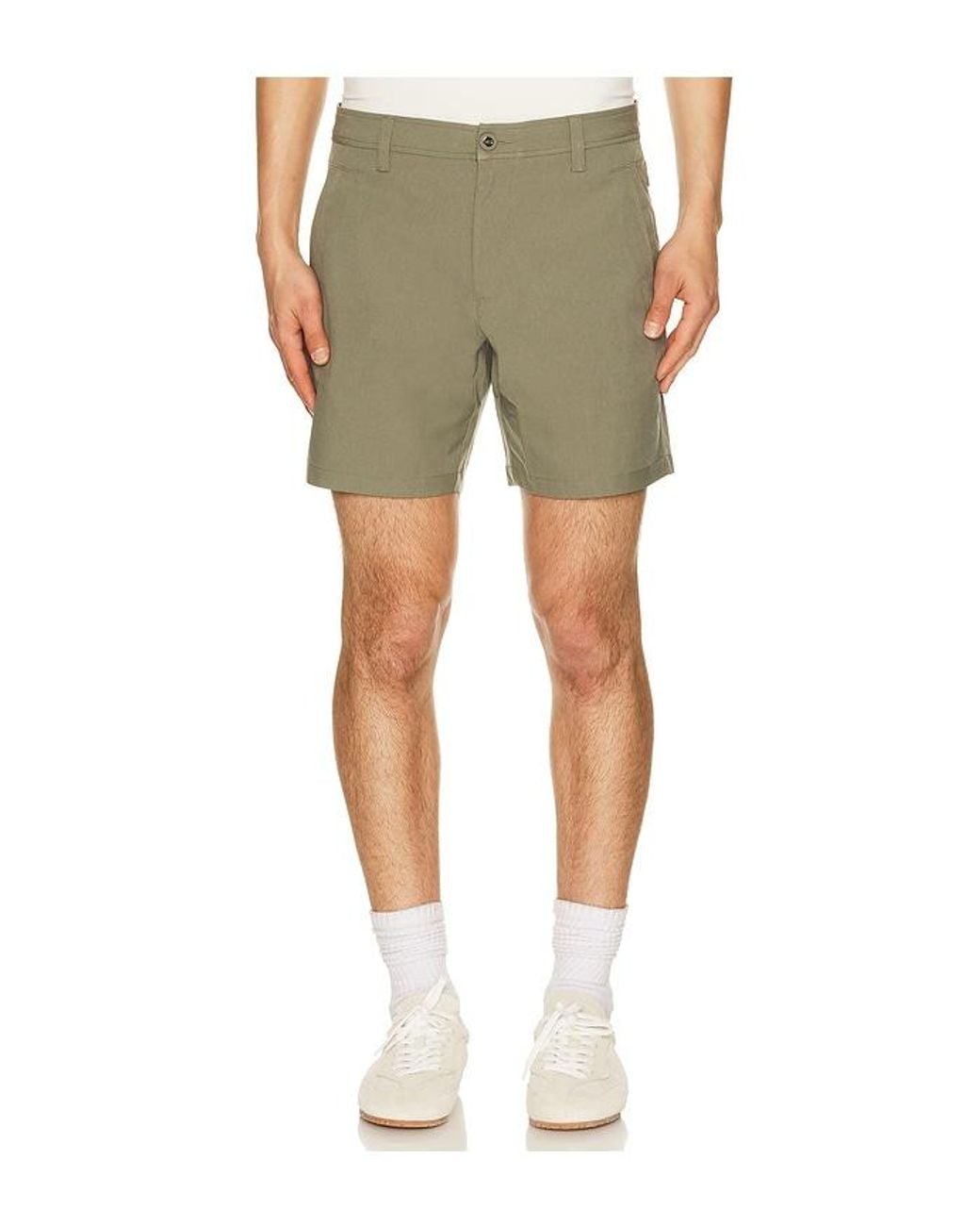 Rhone Green 7 Nomad Tech Chino Short for men