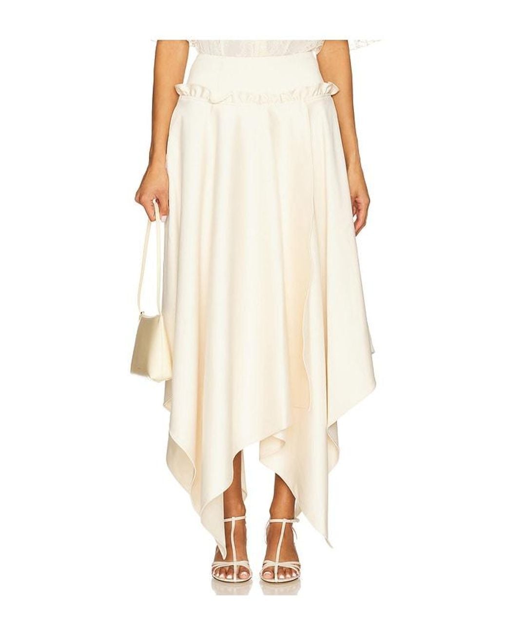 AKNVAS Natural Vera Satin Skirt