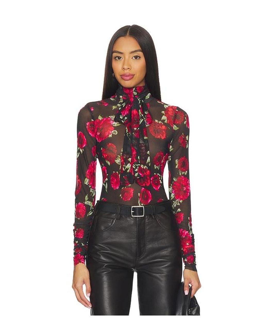 AFRM Red Julien Blouse