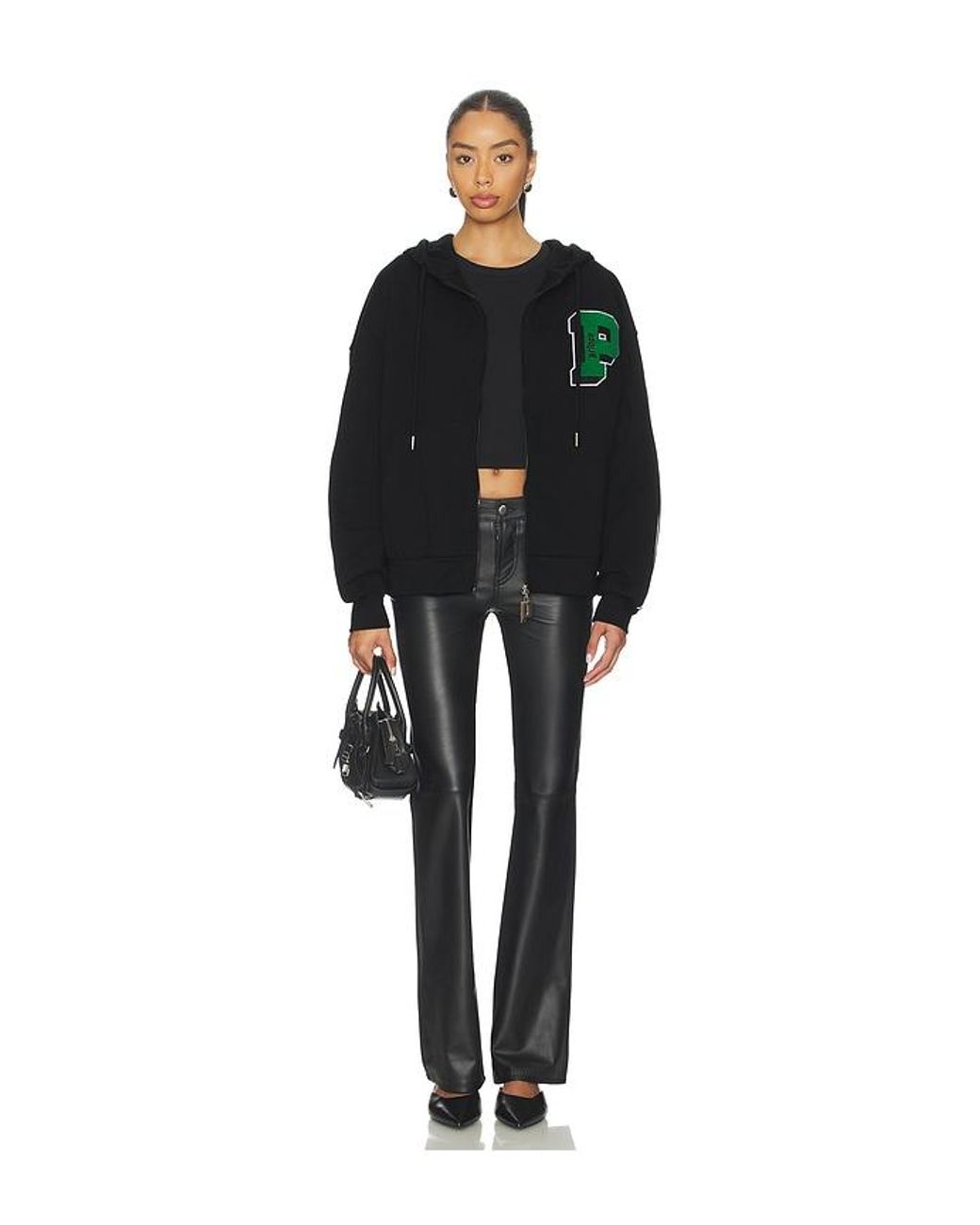 Prince Tennis Black Sports Full Zip Hoodie