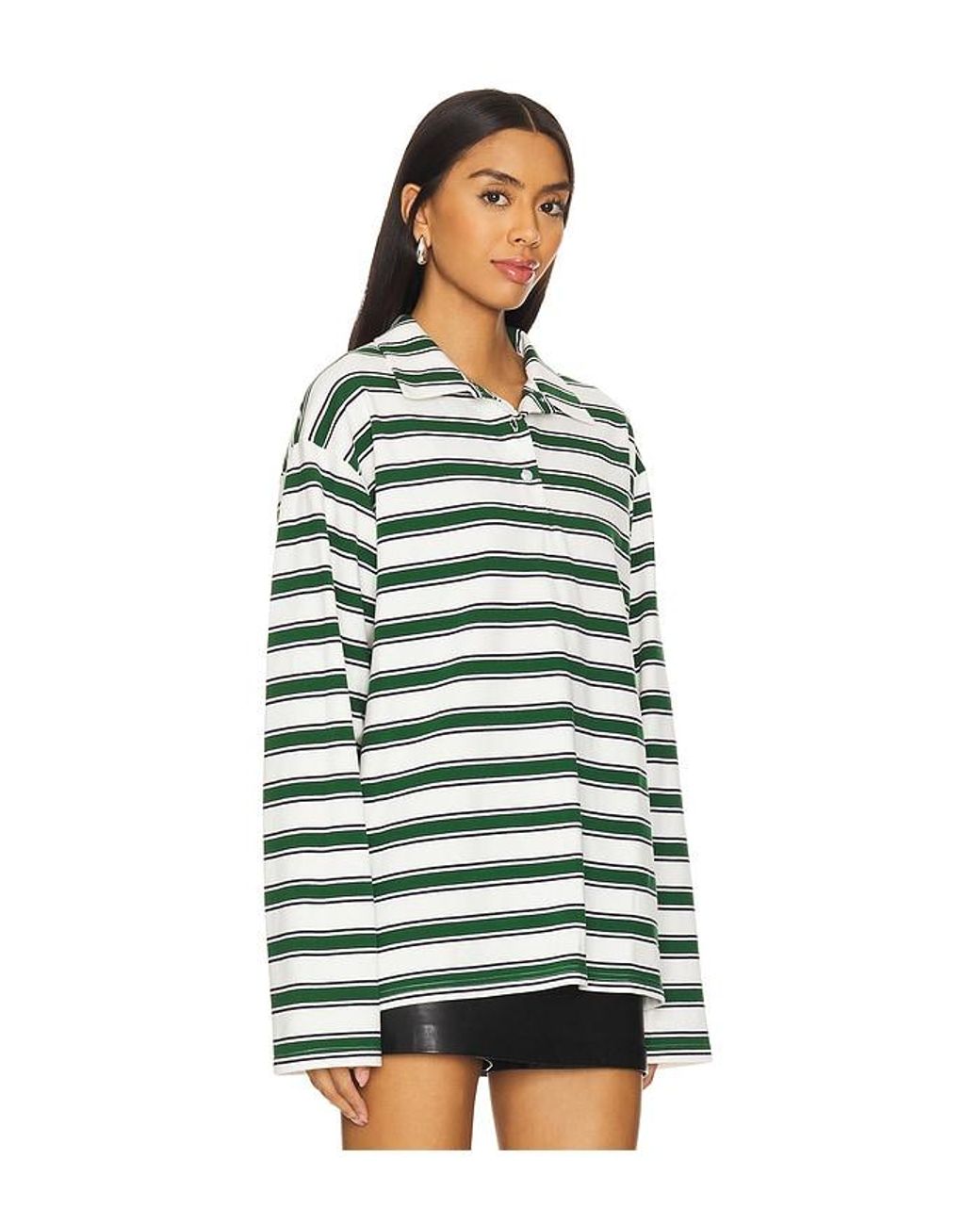 Cailyn Polo Top En Color Blanco, Verde Talla En superdown de color Multicolor