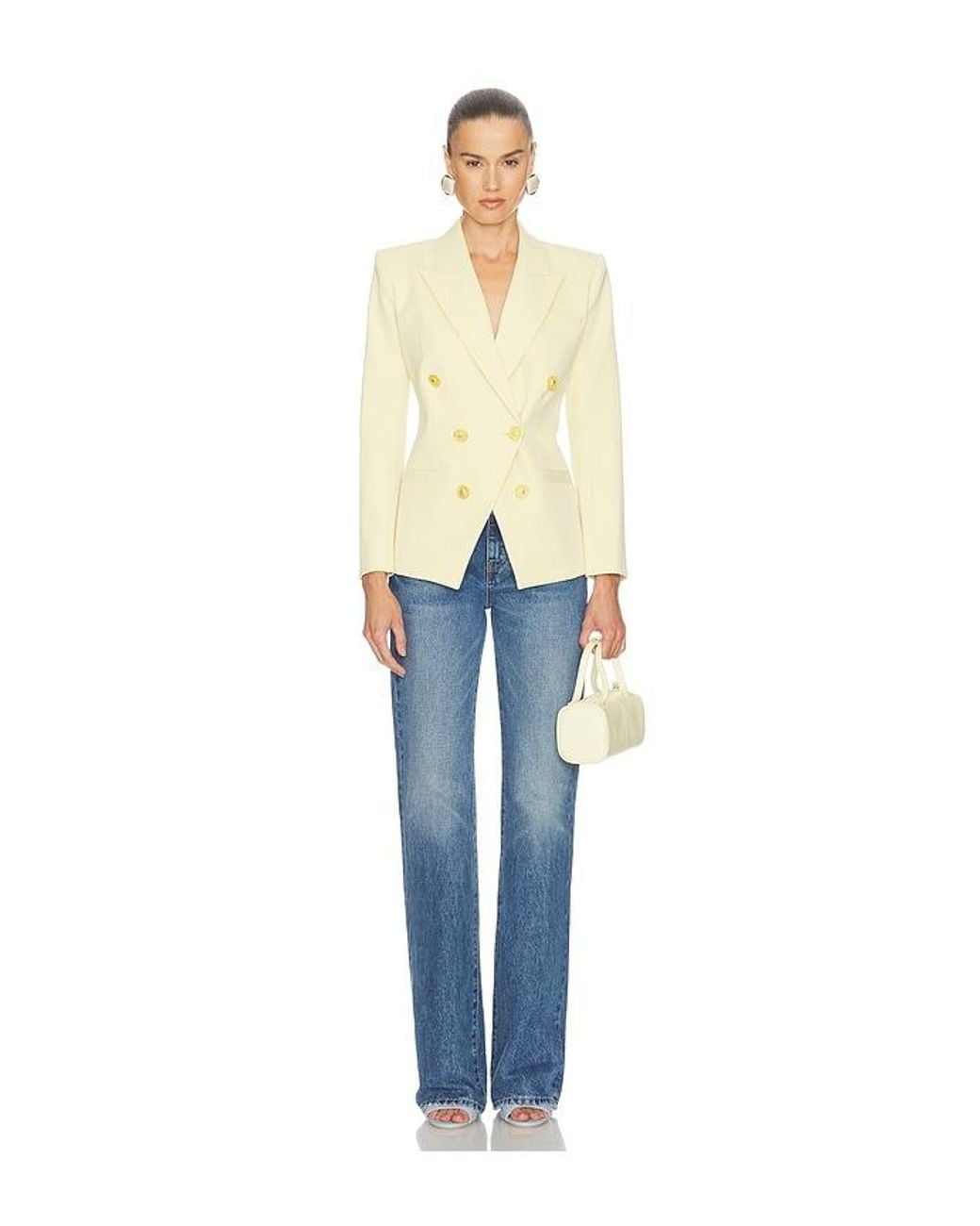 L'Agence Natural Kyomi Double Breasted Blazer