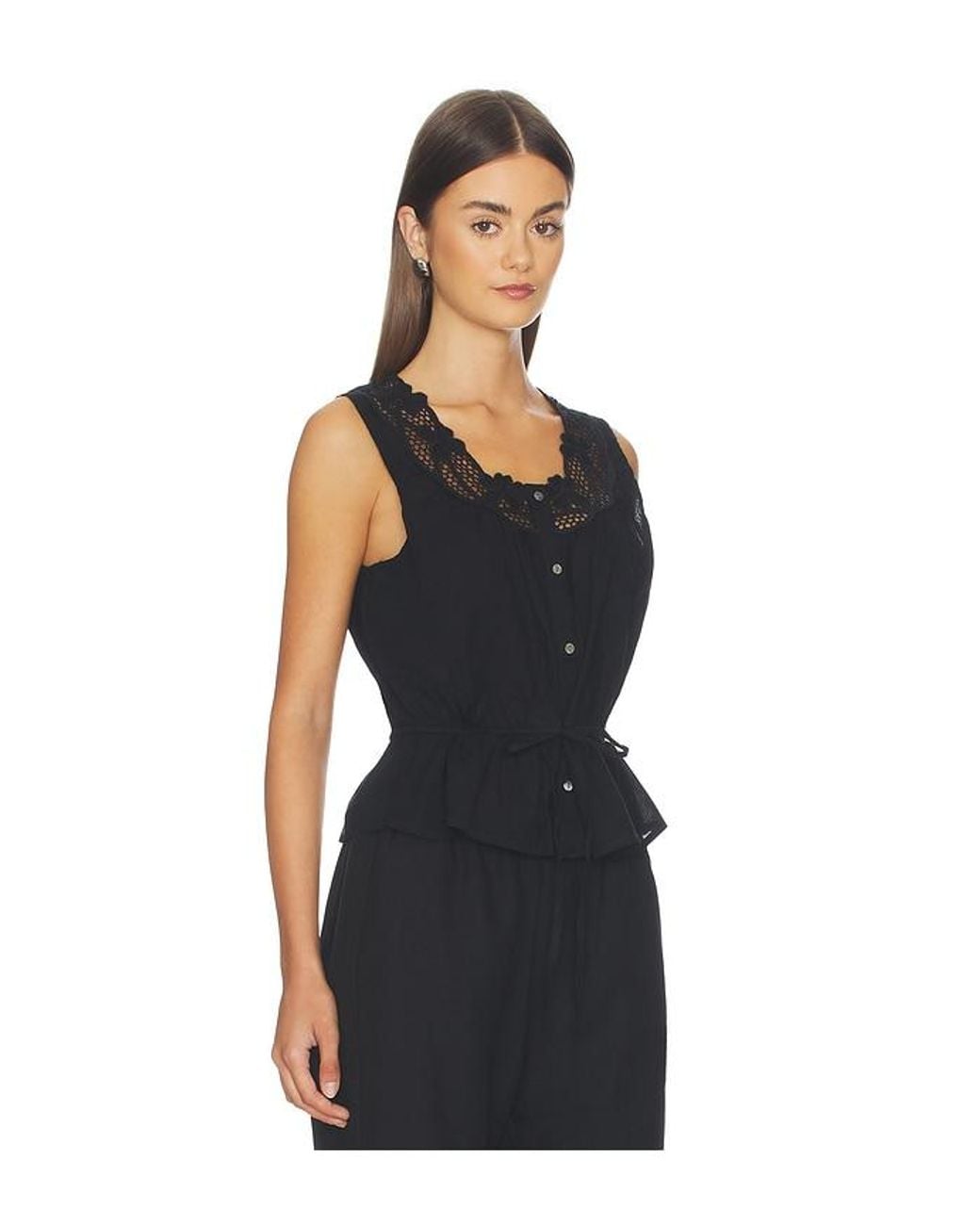 Rails Black Leilani Top