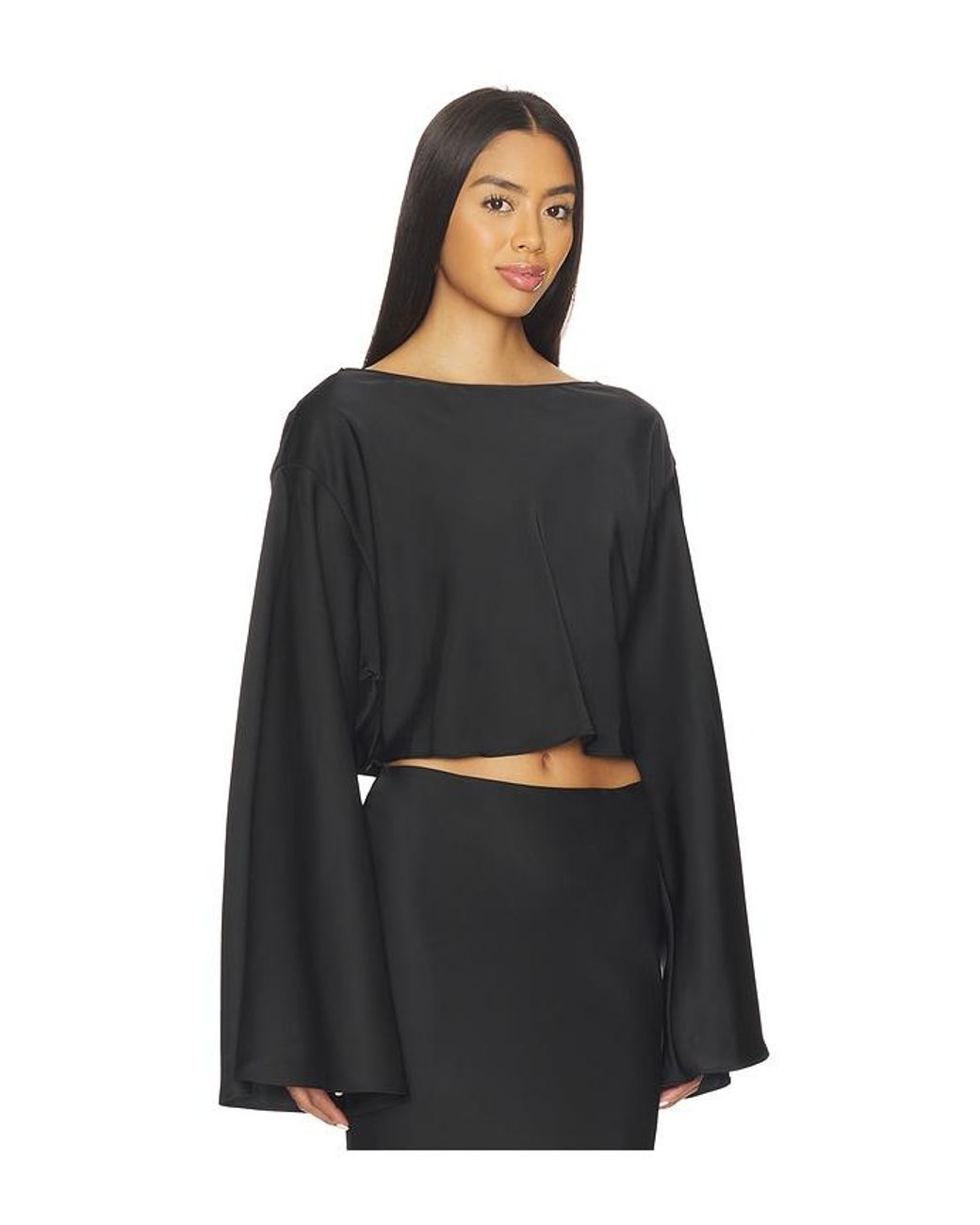 Lovers + Friends Black Reina Top