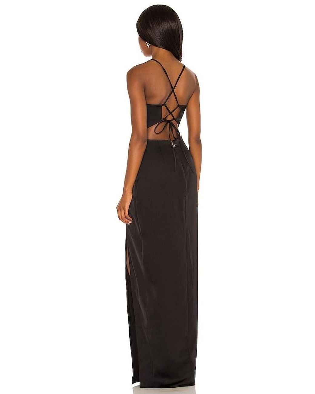 Nookie Black Stella Cut Out Gown