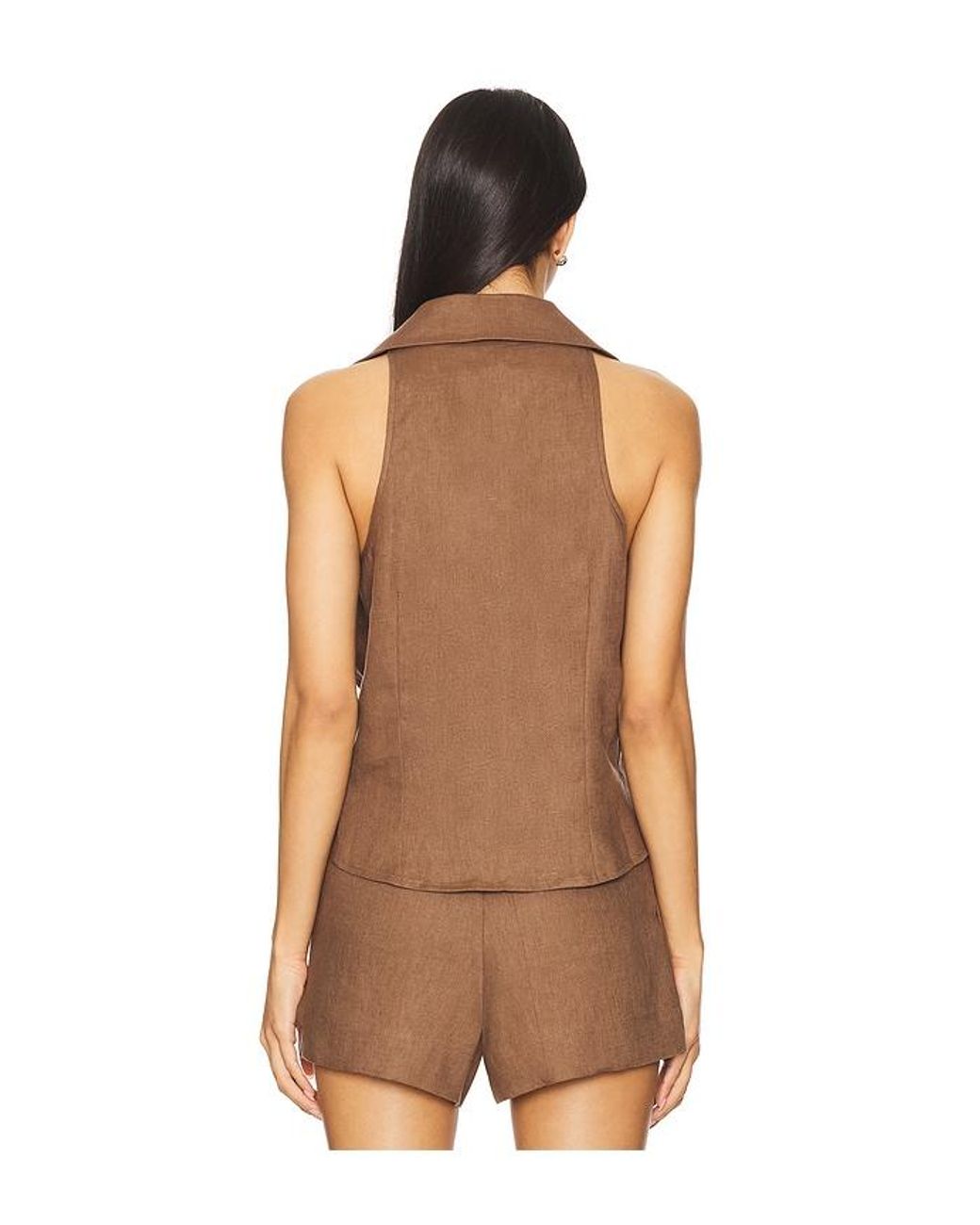 Hevron Brown Sloan Vest