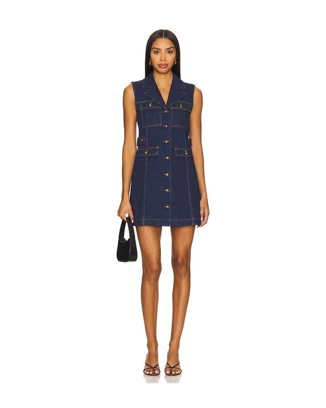PAIGE Blue Andria Dress