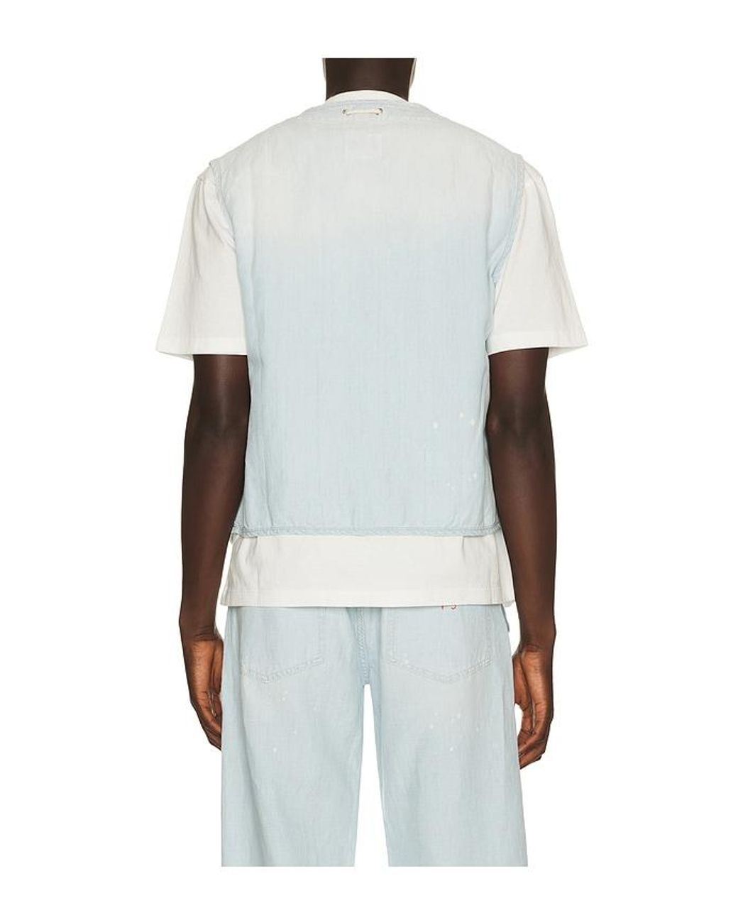 President's Blue Taka Vest for men