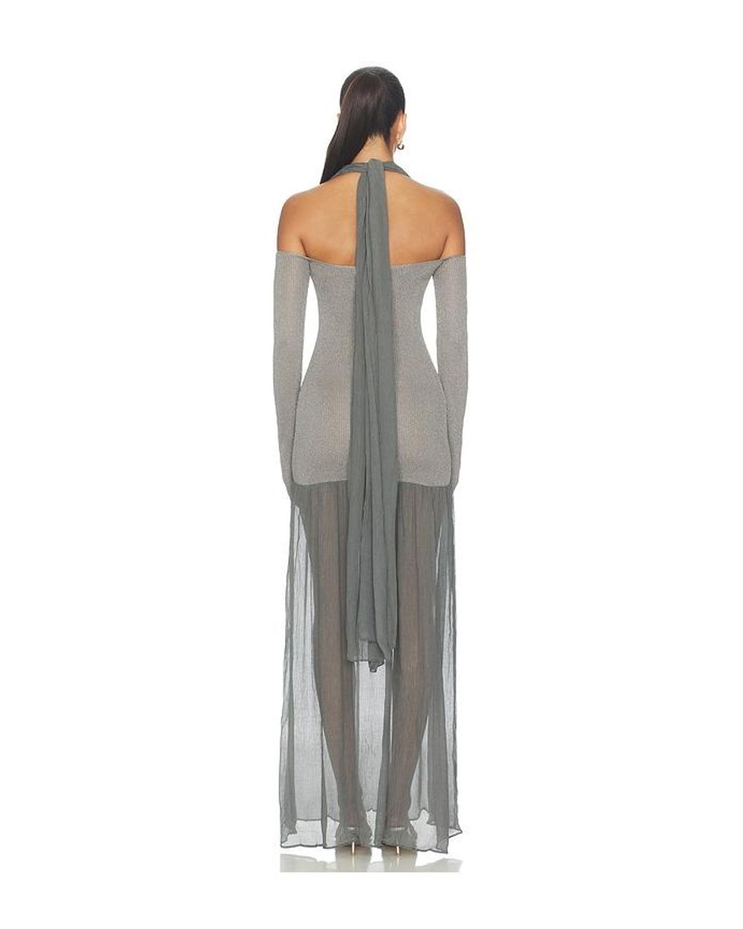 AYA MUSE Gray Luxa Dress