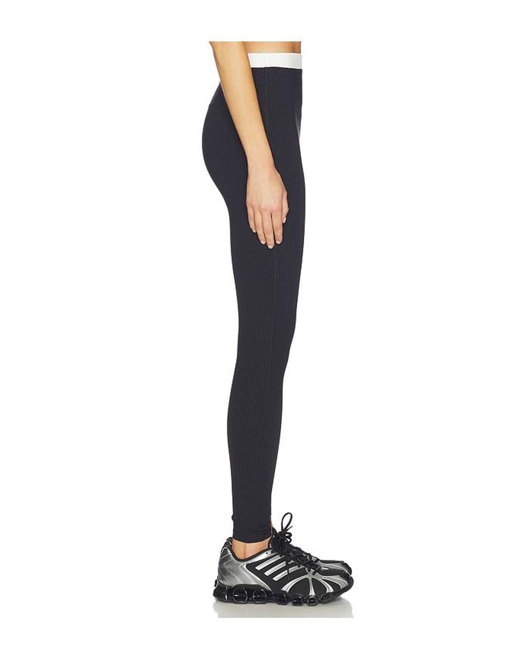 Year Of Ours Blue Ribbed Layered Legging