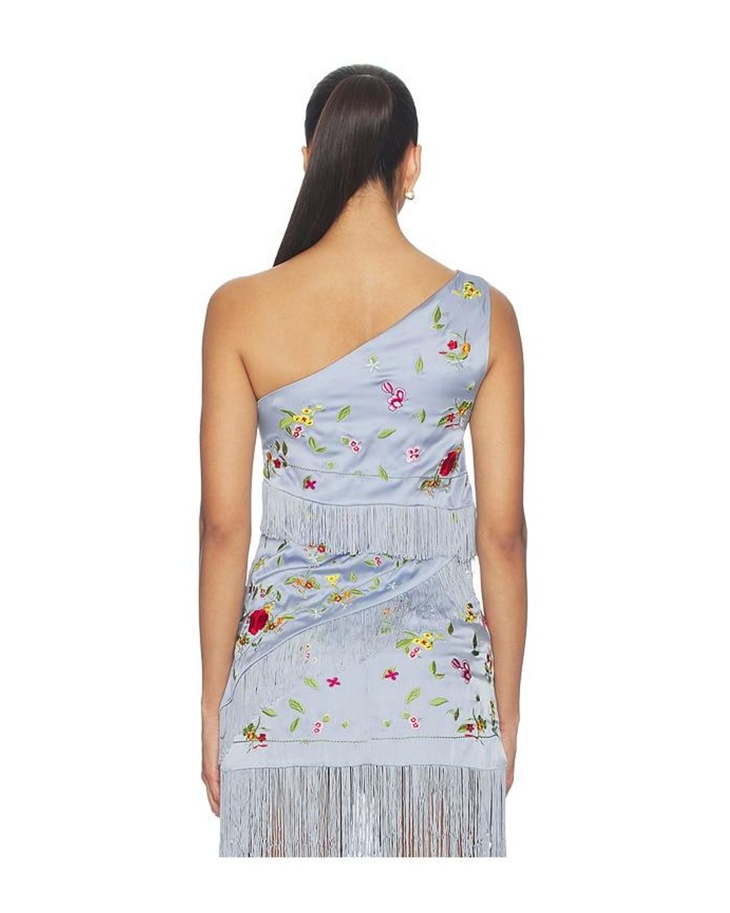 Nii HAI White Lara Fringe Top