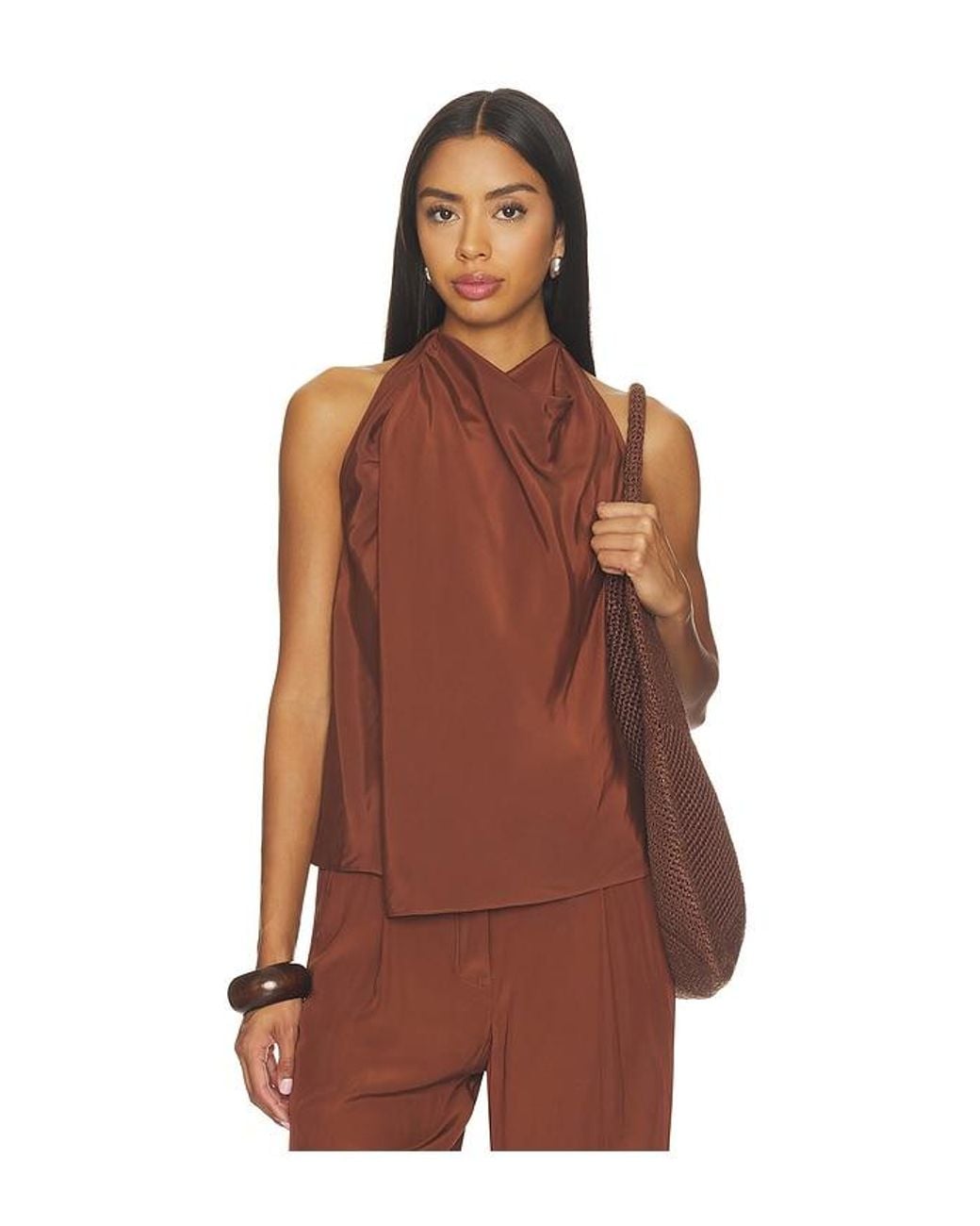 A.L.C. Brown Ada Top