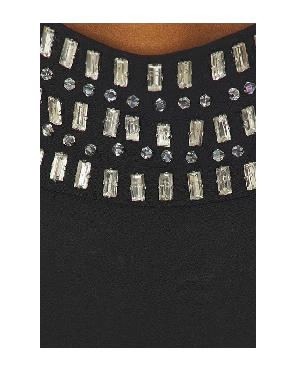 MORE TO COME Black Esmeralda Halter Mini Dress