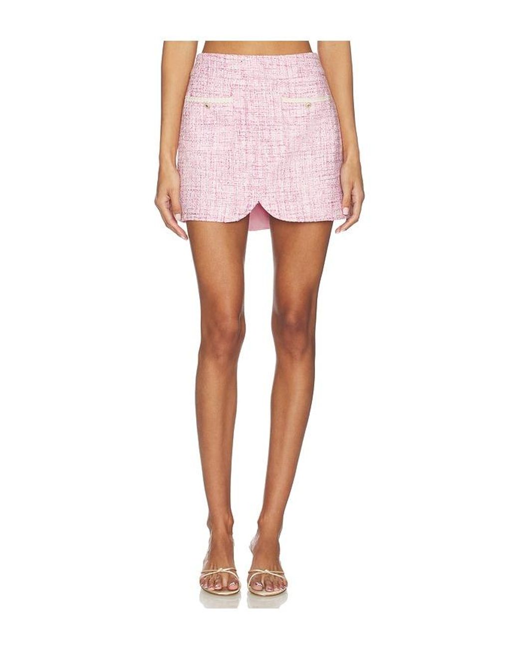 Amanda Uprichard Pink Caligari Skirt