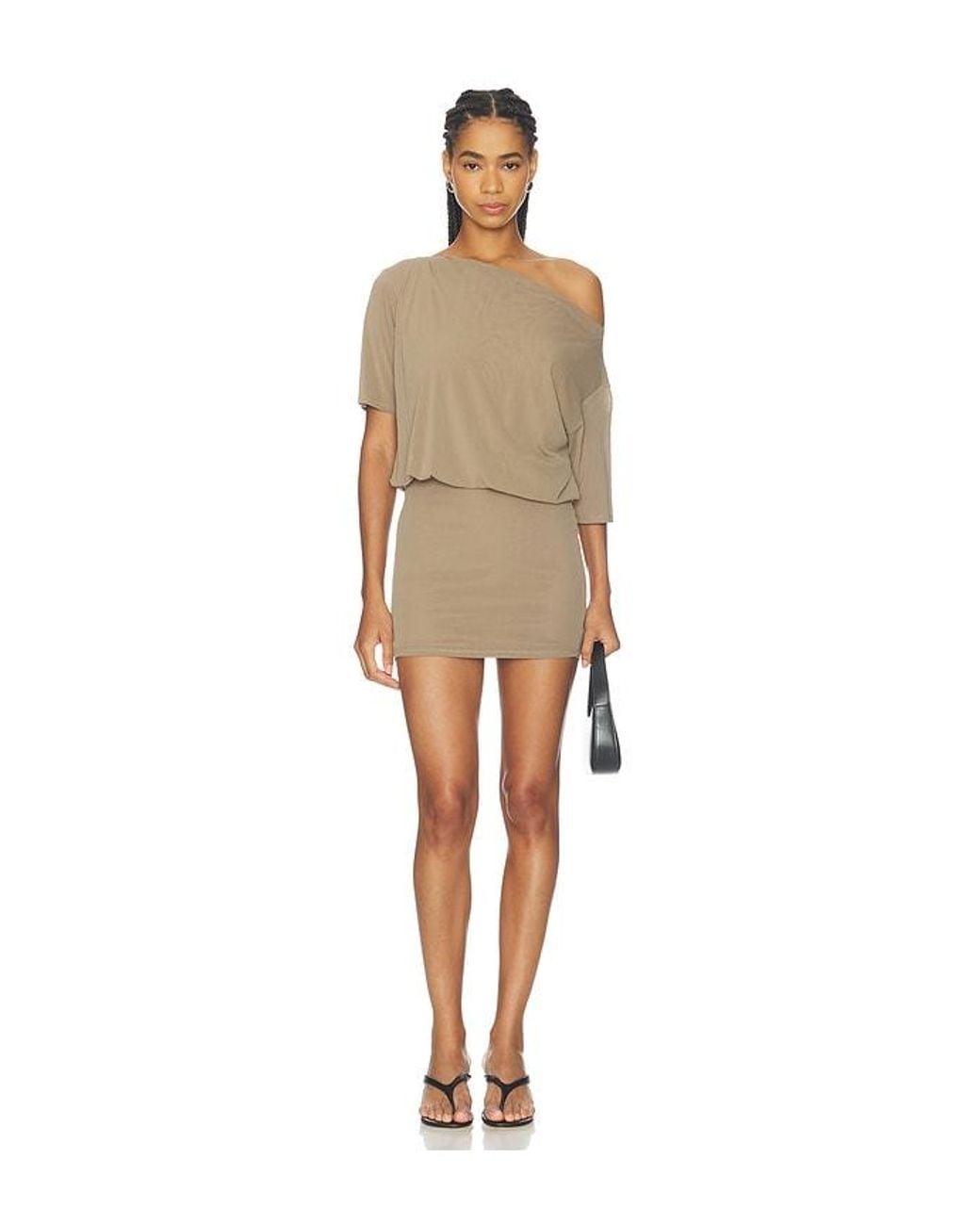 superdown Natural Olya Mini Dress