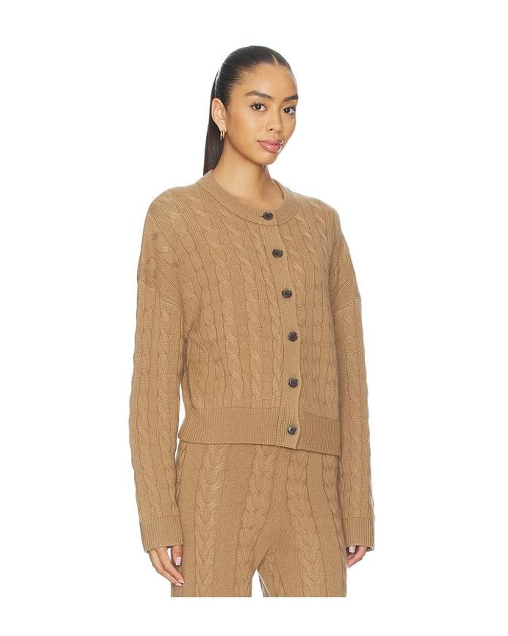 Lisa Yang Natural Cassie Cardigan