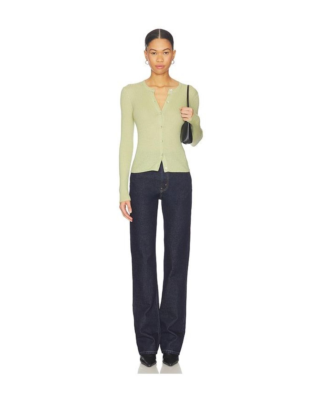 Vince Multicolor Ribbed Cardigan