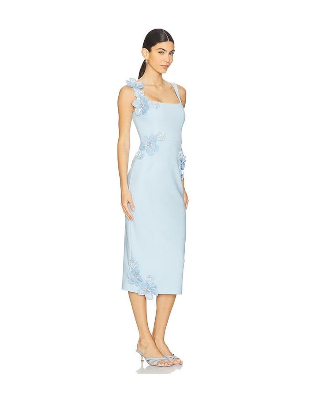 Elliatt Chantelle Dress in Blue | Lyst