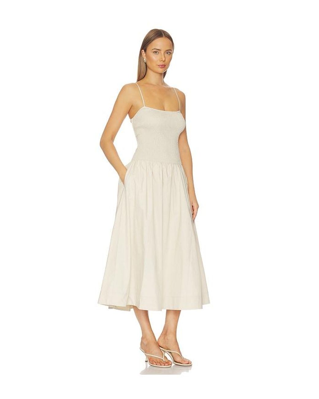 Nia White Granada Dress