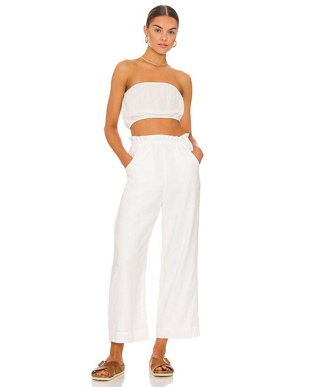 Show Me Your Mumu White Peggy Pants