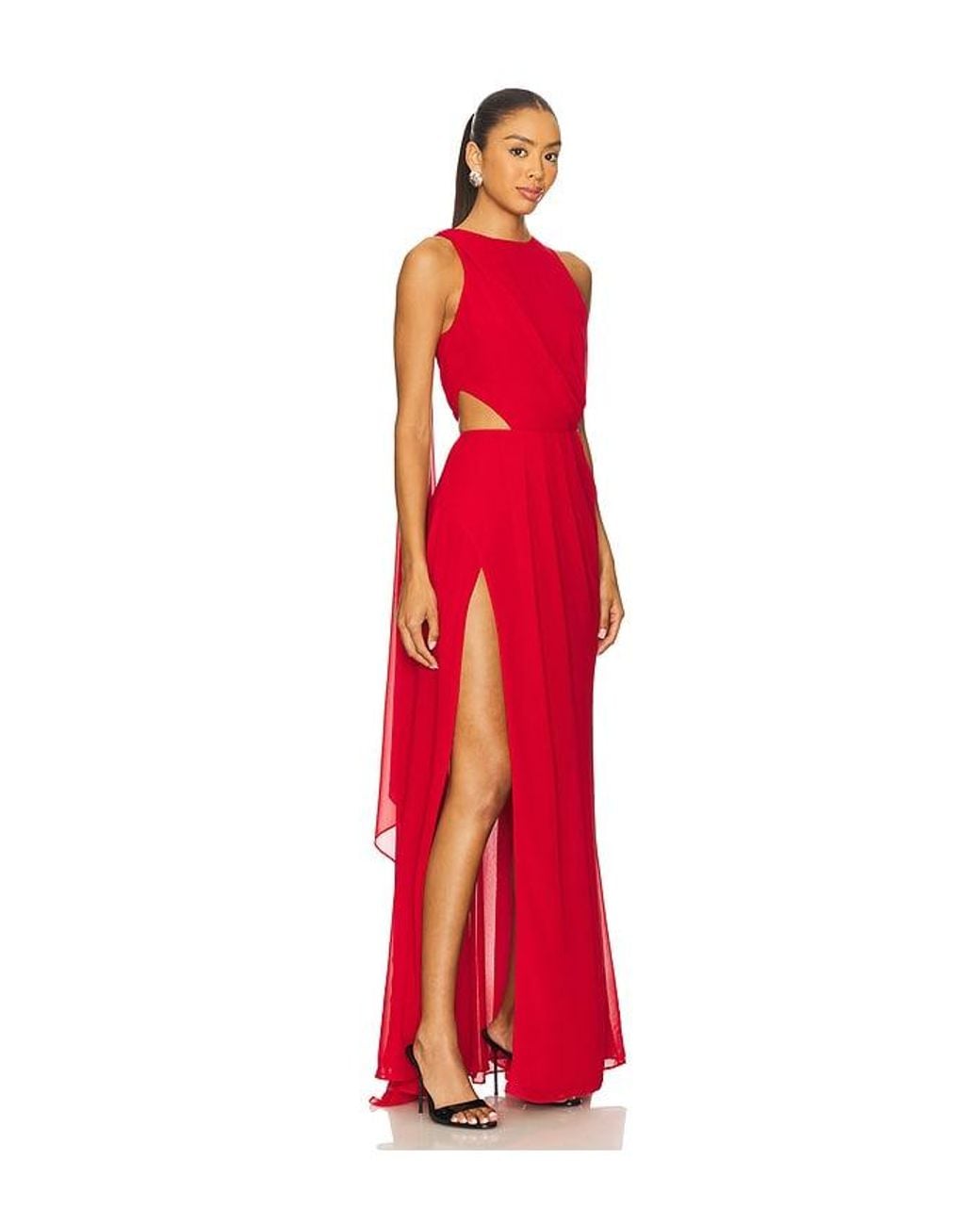 Michael Costello Red X Revolve Breslin Gown