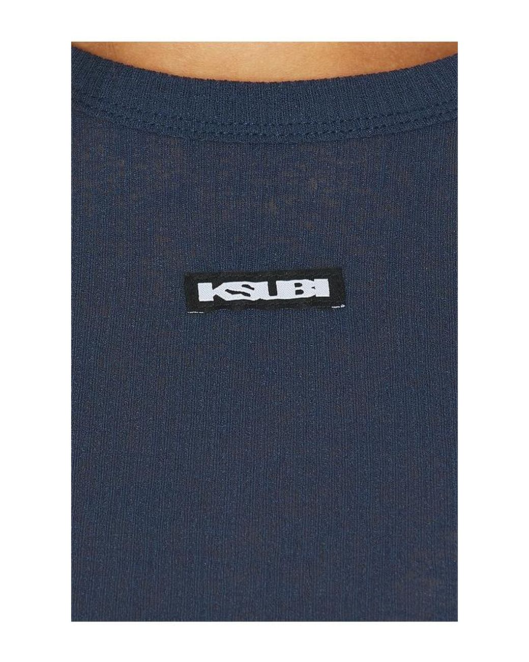 Ksubi Blue Sott Staple Tee