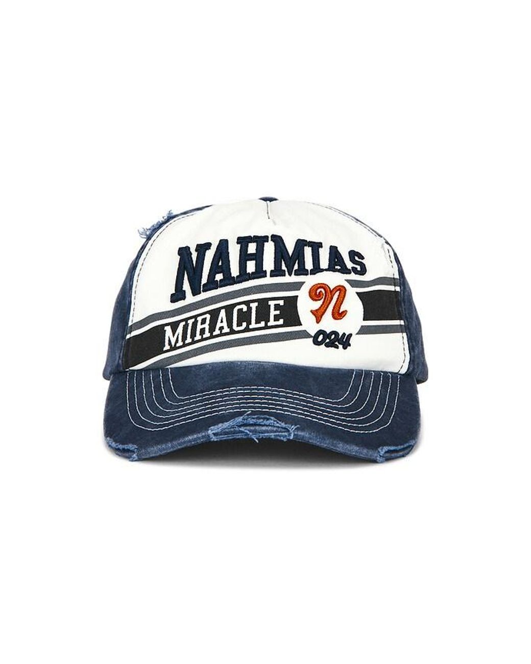 NAHMIAS Blue Coastal Sport 6 Panel Hat for men