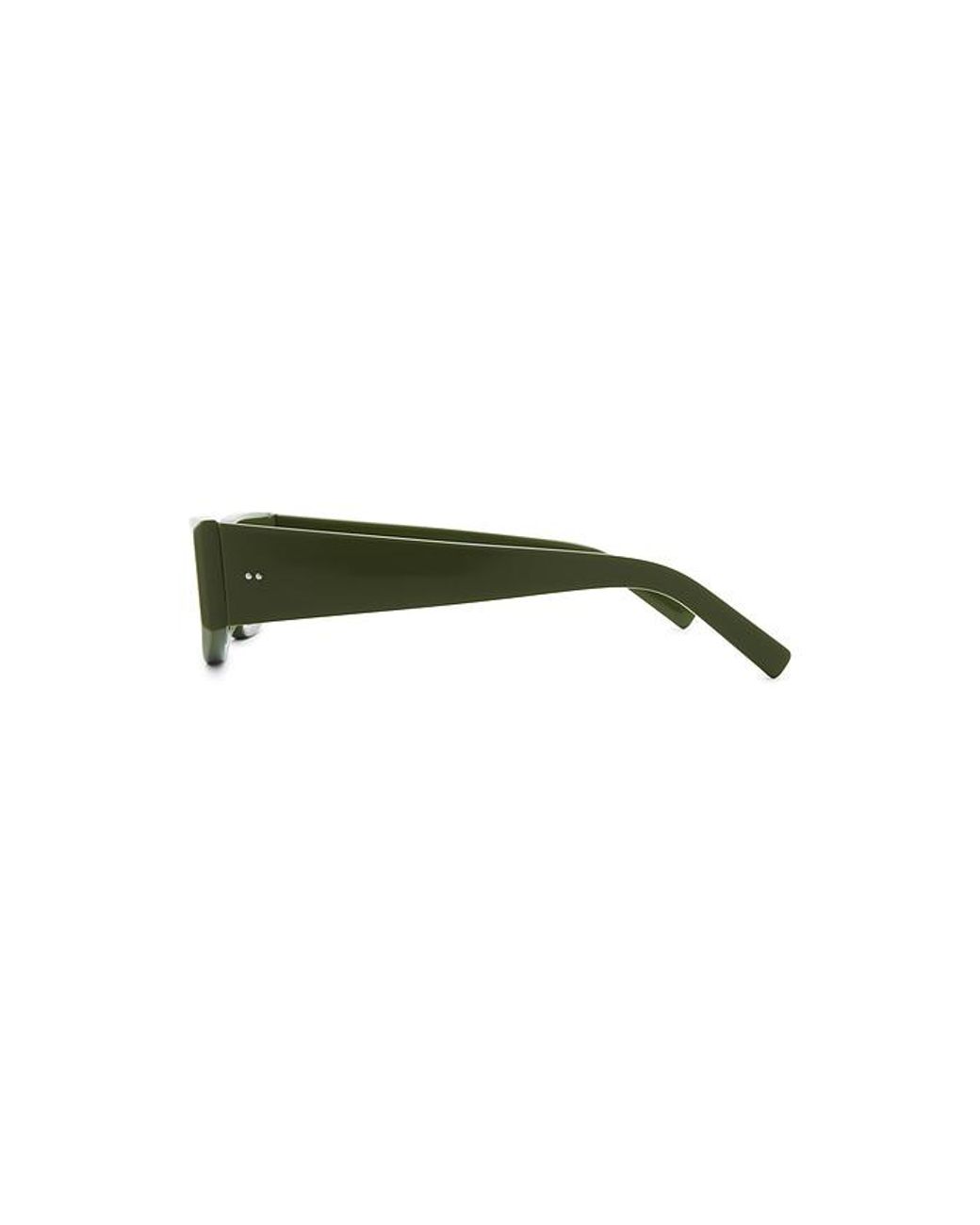 St. Agni Green Everyday Rectangle Sunglasses