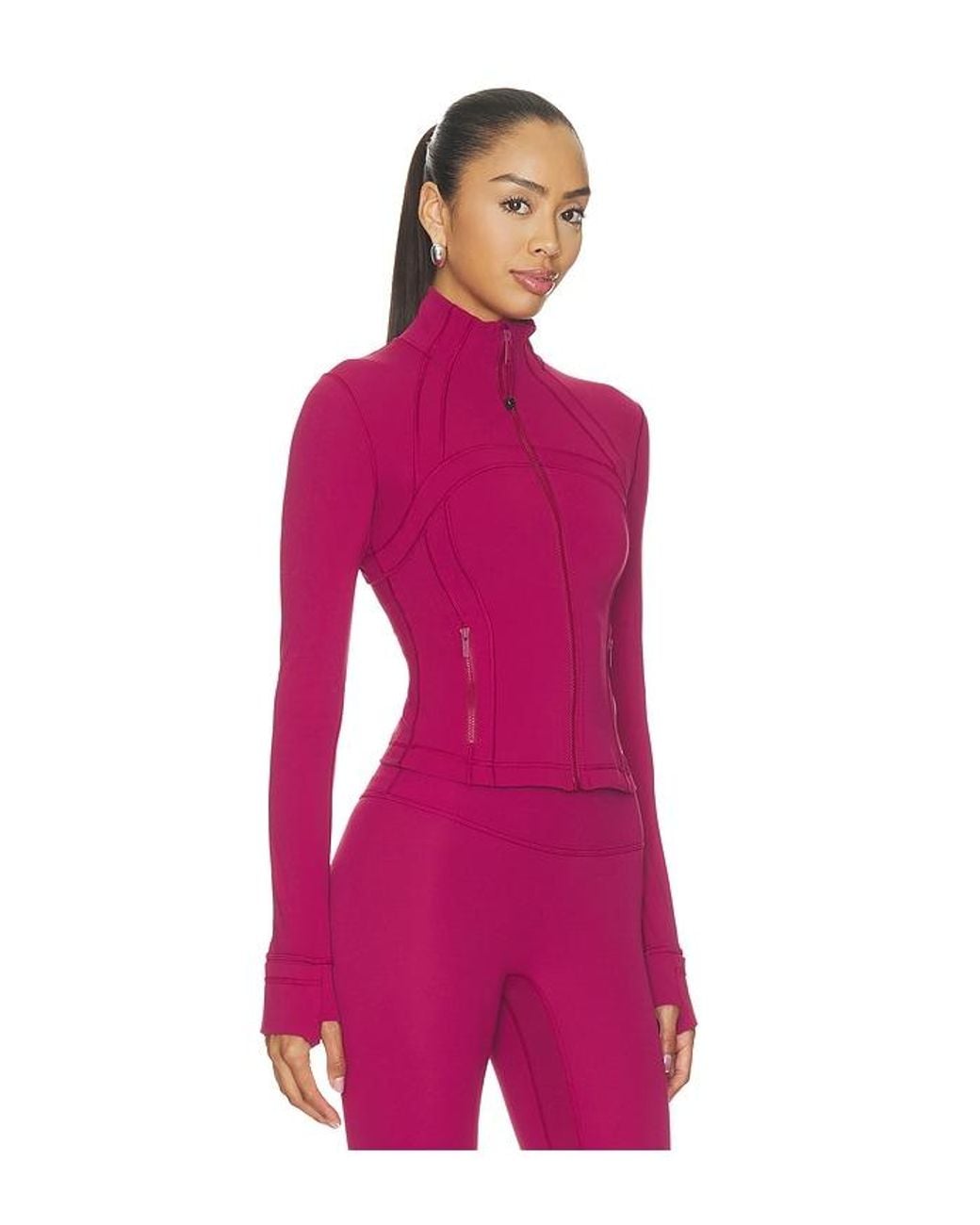 lululemon athletica Purple Define Cropped Jacket Nulu