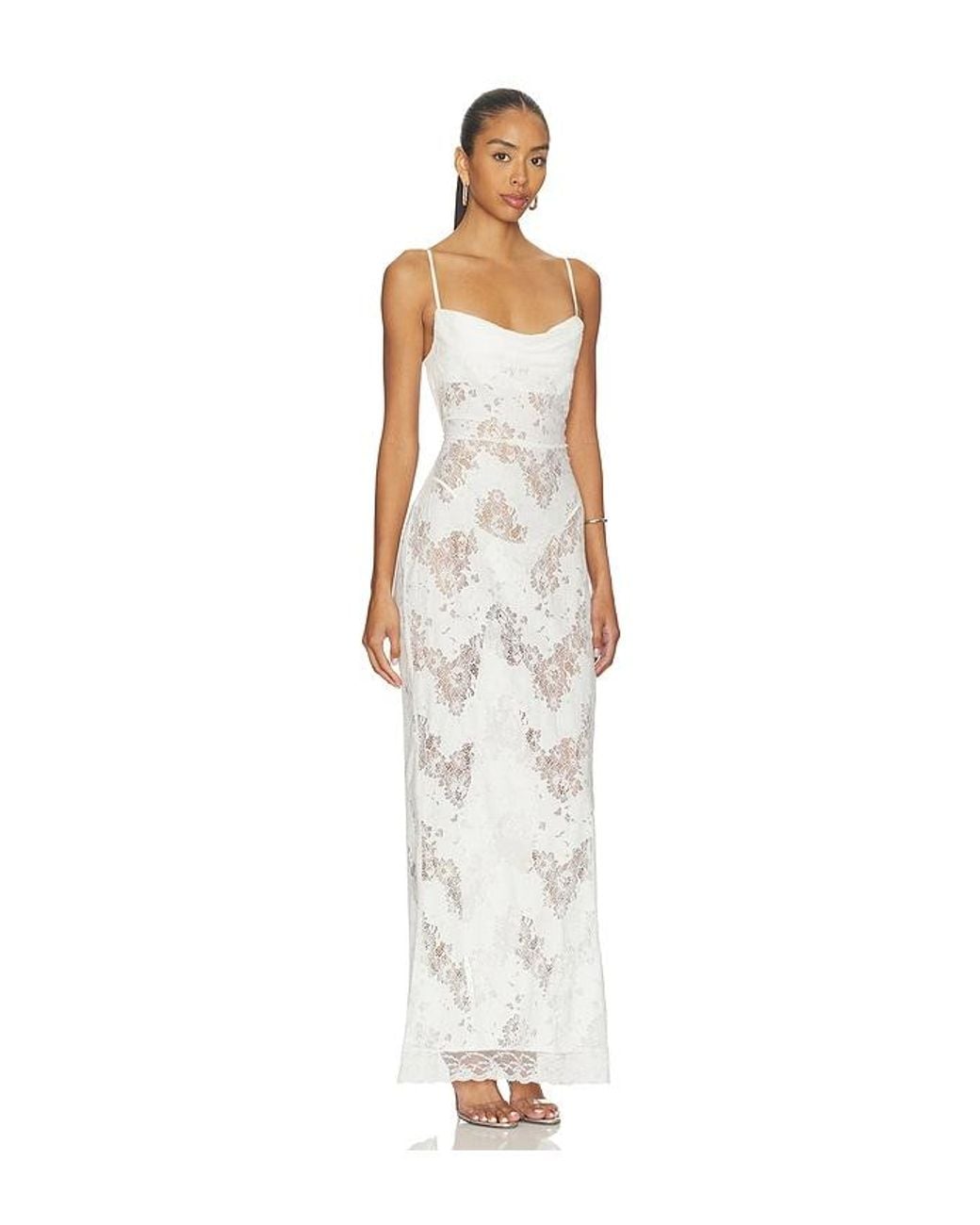 I.AM.GIA White Leona Maxi Dress