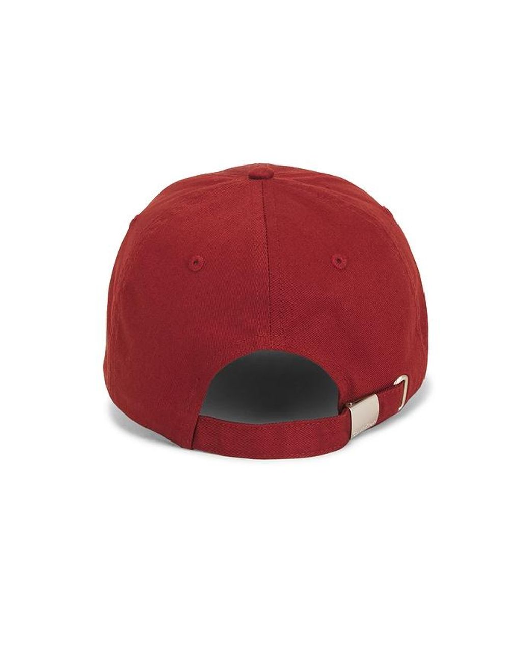 Calvin Klein Red Monologo Embroidery Baseball Cap