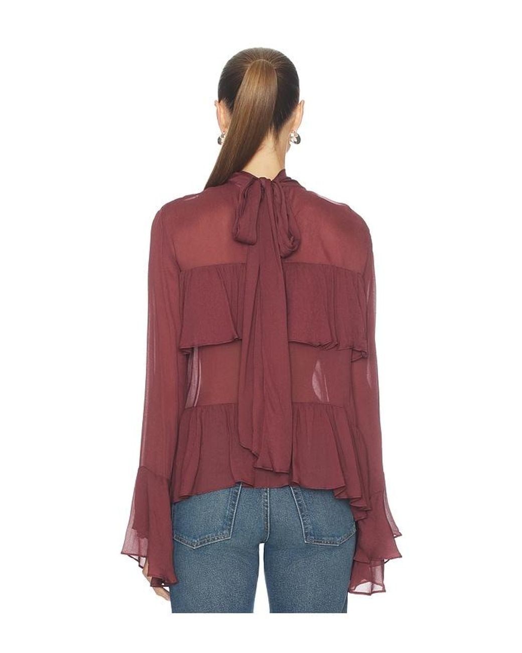 Astr Red Fae Top