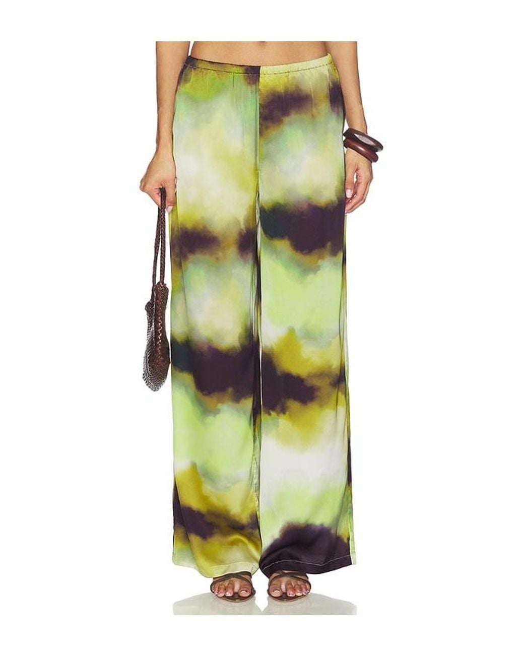 Seven Wonders Green Vega Palazzo Pant