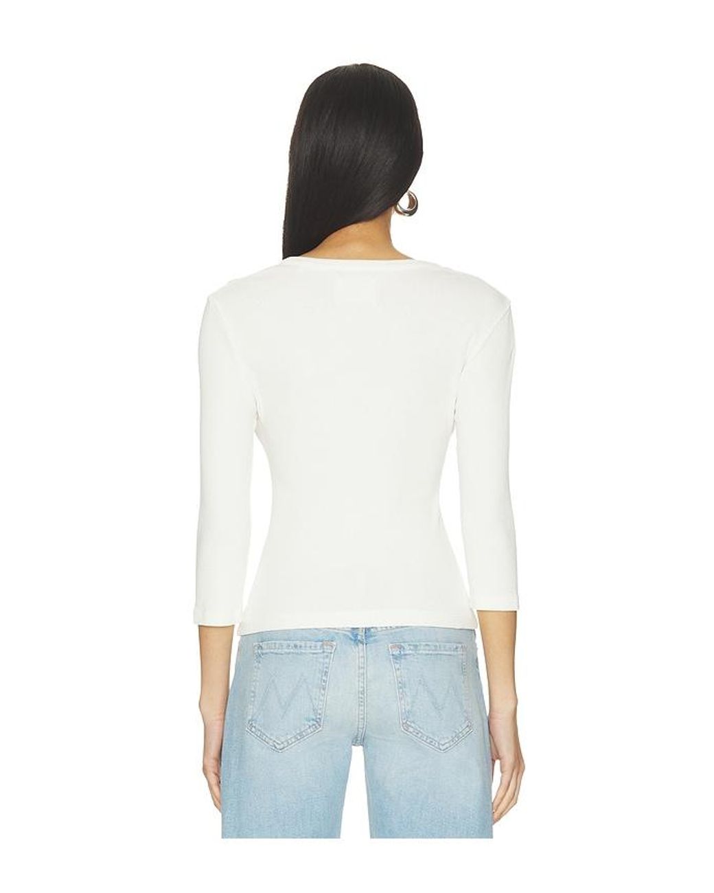 Citizens of Humanity White Boy Henley Tee