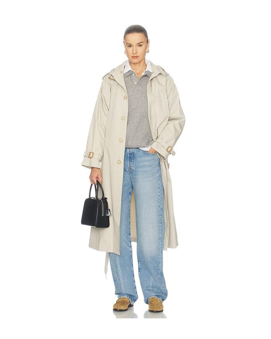 Polo Ralph Lauren White Twill Trench Jacket