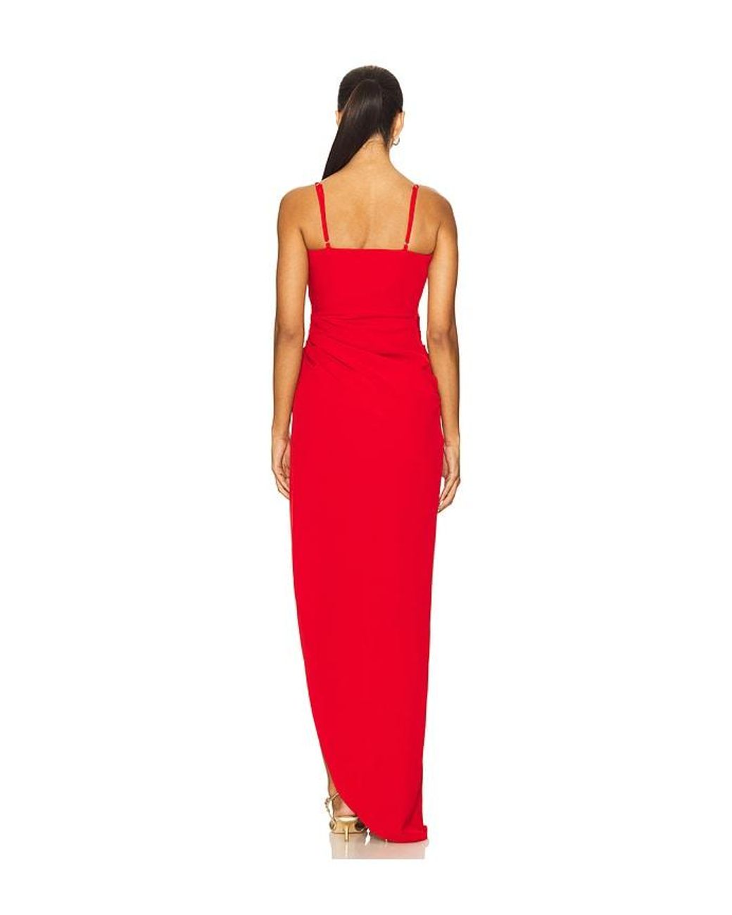 Lovers + Friends Red Sabrina Gown