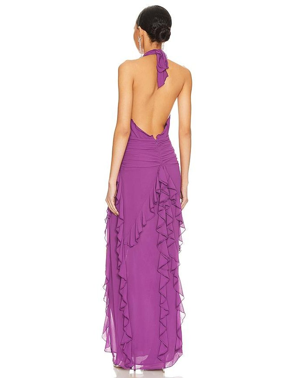 Nbd Purple Celenia Maxi Dress