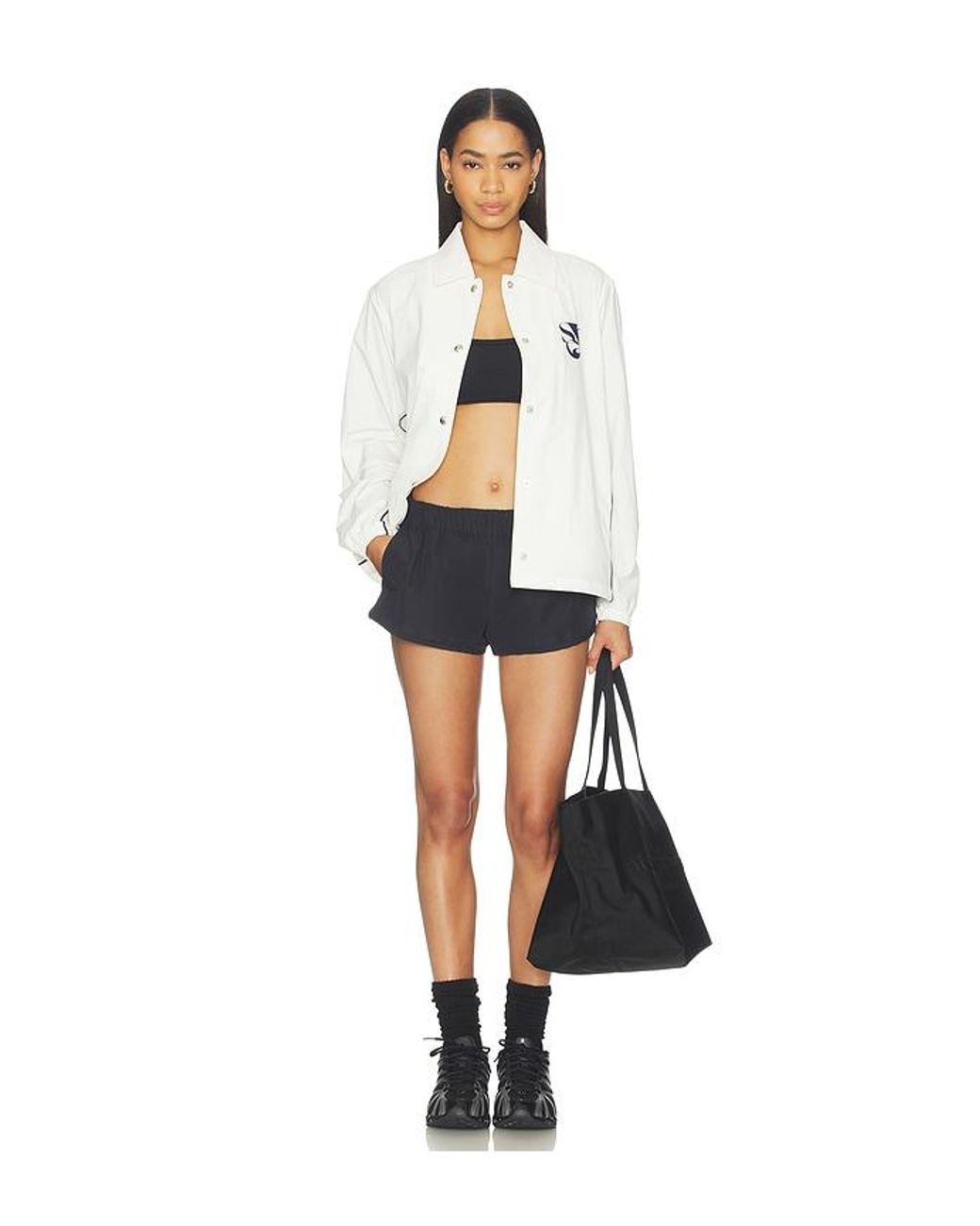Khalhon White Garden Coach Jacket